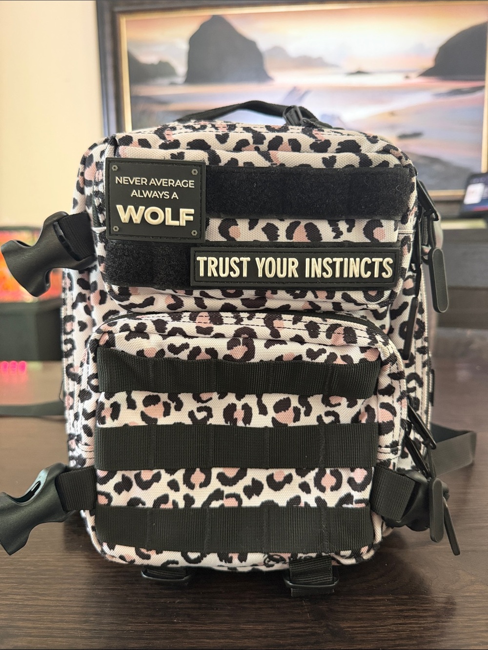 WOLF Pink and Black Leopard 9L